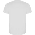 White - Back - Roly Mens Golden Plain Short-Sleeved T-Shirt