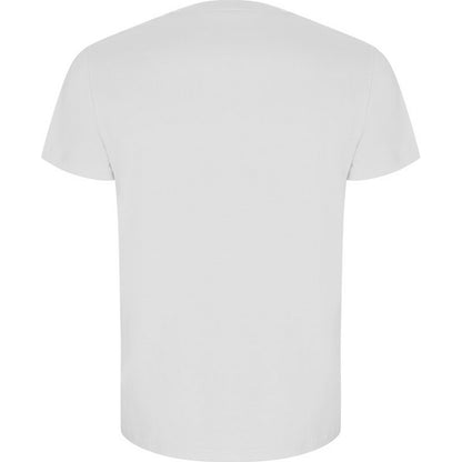 White - Back - Roly Mens Golden Plain Short-Sleeved T-Shirt