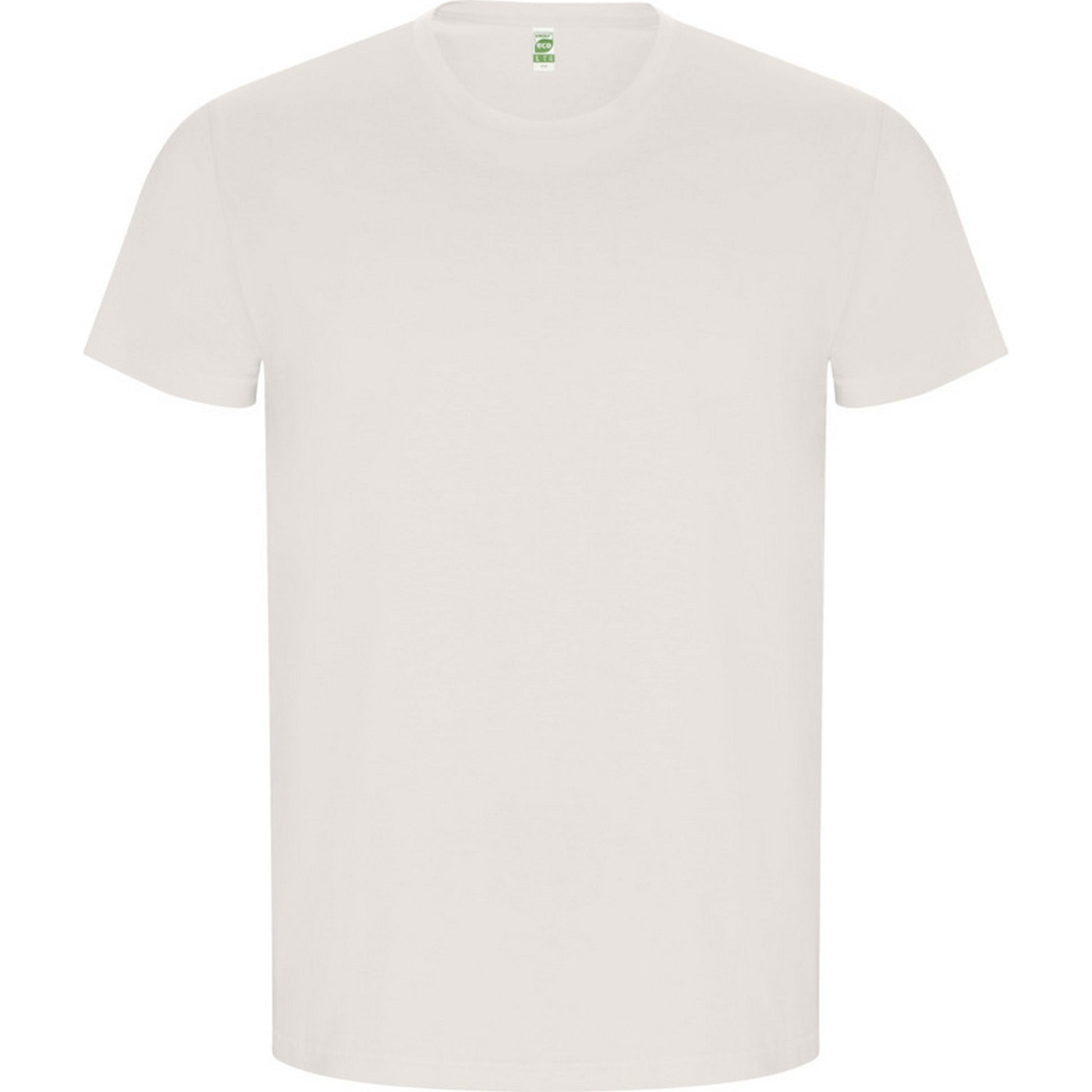 White - Side - Roly Mens Golden Plain Short-Sleeved T-Shirt