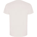 Vintage White - Back - Roly Mens Golden Plain Short-Sleeved T-Shirt