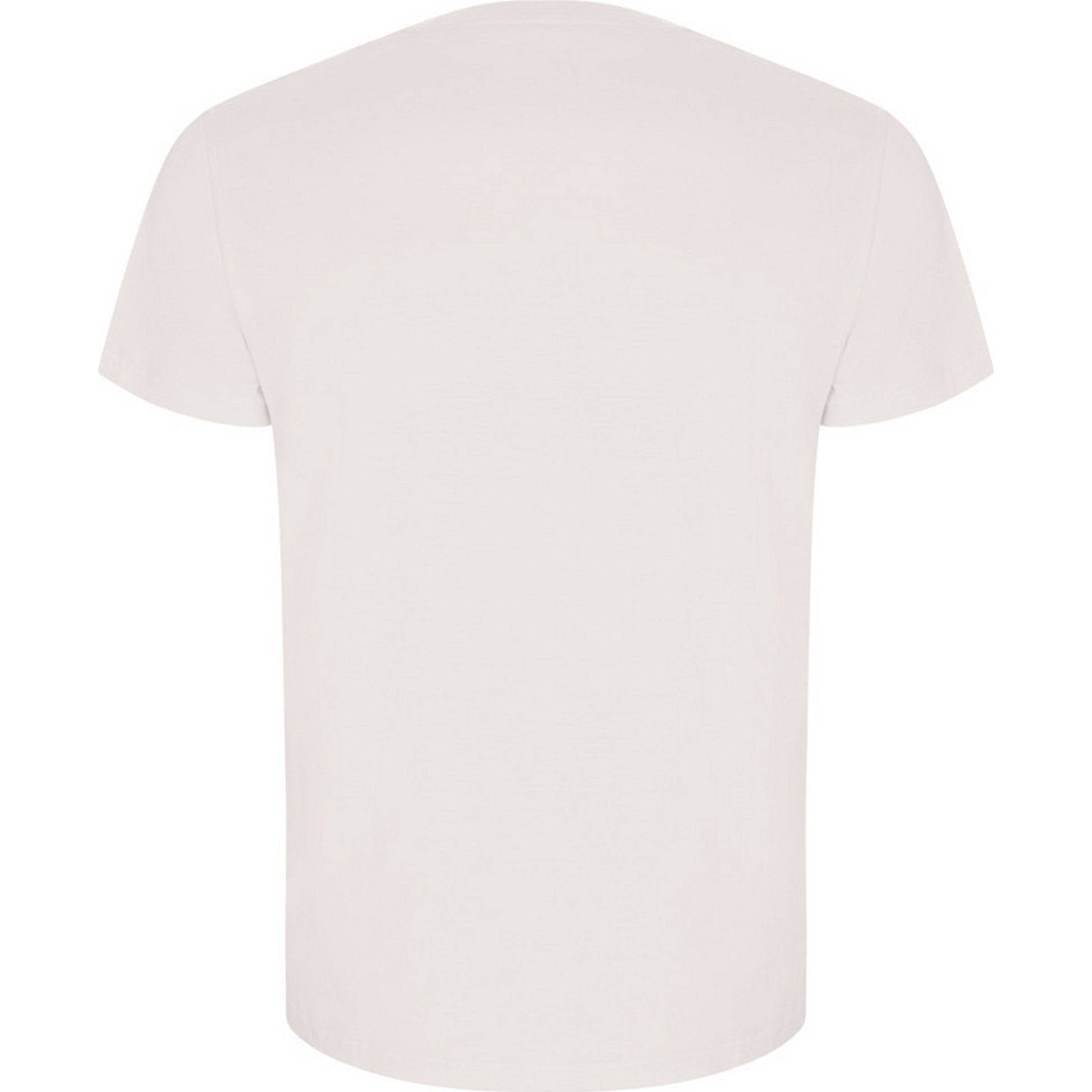Vintage White - Back - Roly Mens Golden Plain Short-Sleeved T-Shirt