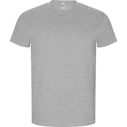 Grey Marl - Front - Roly Mens Golden Plain Short-Sleeved T-Shirt
