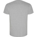 Grey Marl - Back - Roly Mens Golden Plain Short-Sleeved T-Shirt