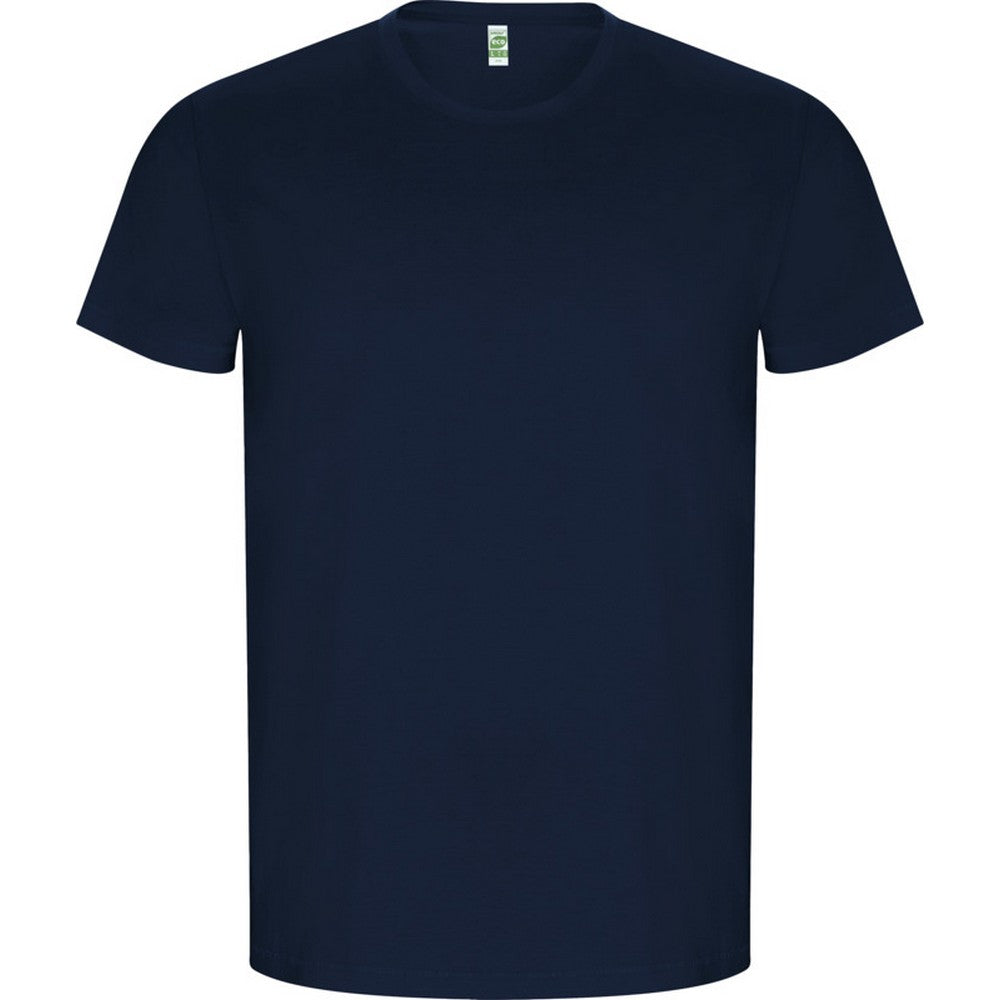 Navy Blue - Front - Roly Mens Golden Plain Short-Sleeved T-Shirt