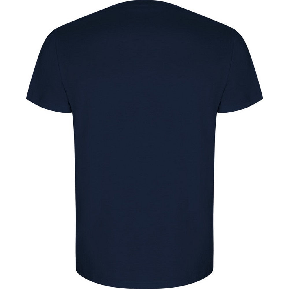 Navy Blue - Back - Roly Mens Golden Plain Short-Sleeved T-Shirt
