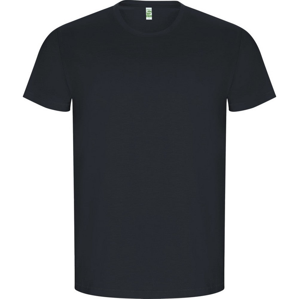 Ebony - Front - Roly Mens Golden Plain Short-Sleeved T-Shirt