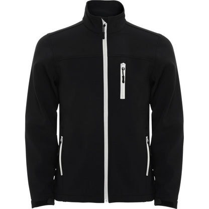 Solid Black - Front - Roly Mens Antartida Soft Shell Jacket