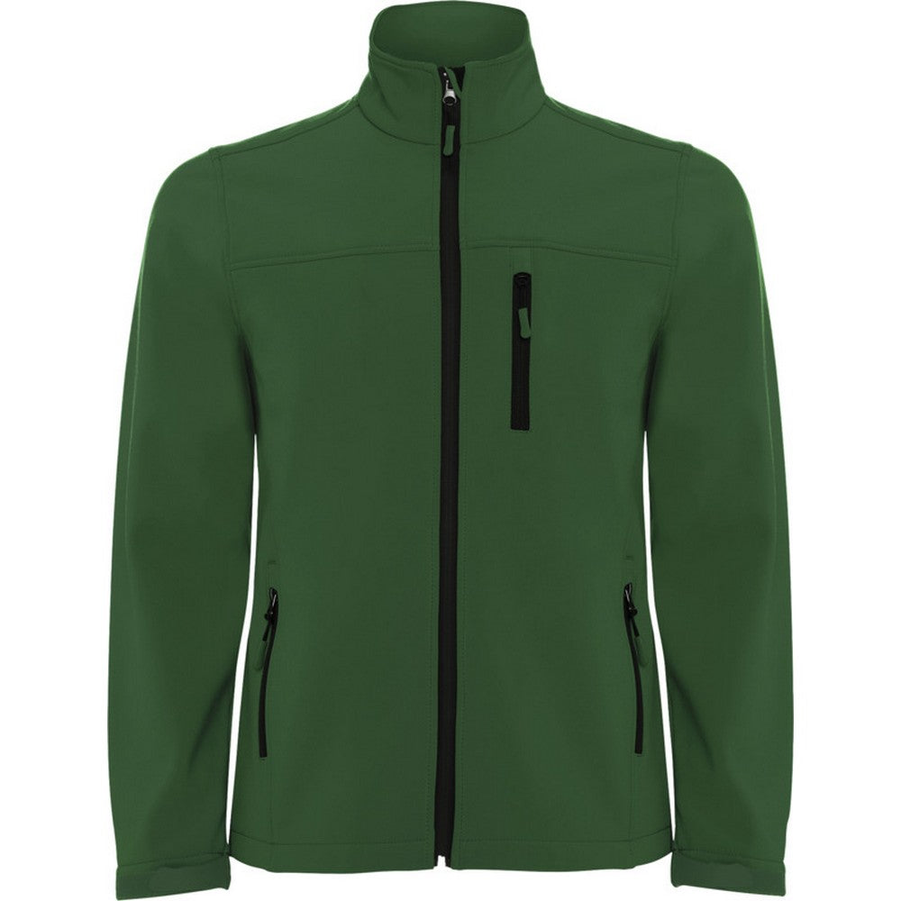 Bottle Green - Front - Roly Mens Antartida Soft Shell Jacket