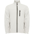 Pearl White - Front - Roly Mens Antartida Soft Shell Jacket
