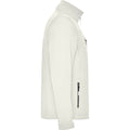 Pearl White - Side - Roly Mens Antartida Soft Shell Jacket