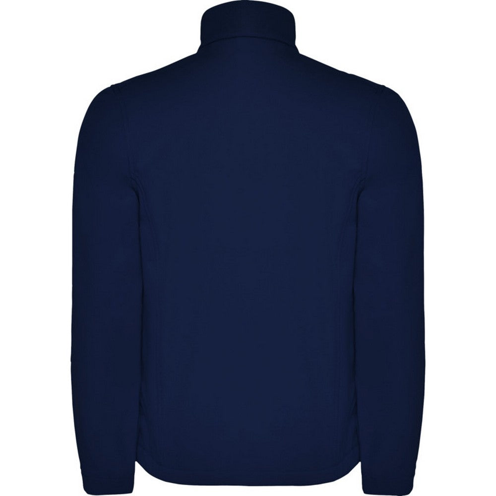Navy Blue - Back - Roly Mens Antartida Soft Shell Jacket