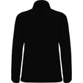 Solid Black - Back - Roly Womens-Ladies Himalaya Quarter Zip Fleece Jacket