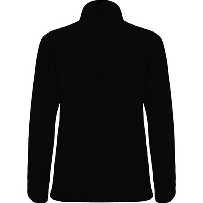Solid Black - Back - Roly Womens-Ladies Himalaya Quarter Zip Fleece Jacket
