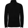 Solid Black - Front - Roly Womens-Ladies Himalaya Quarter Zip Fleece Jacket
