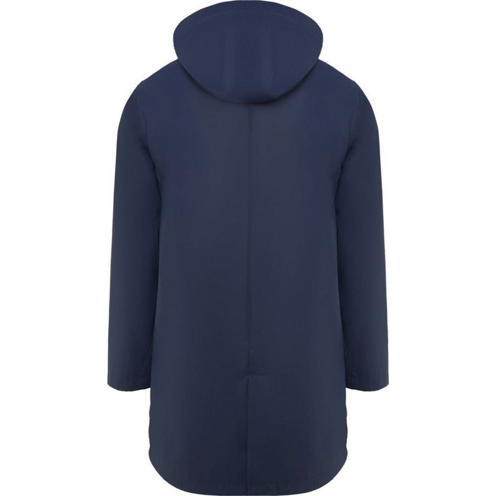 Navy Blue - Back - Roly Mens Sitka Waterproof Raincoat