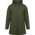 Dark Military Green - Front - Roly Mens Sitka Waterproof Raincoat