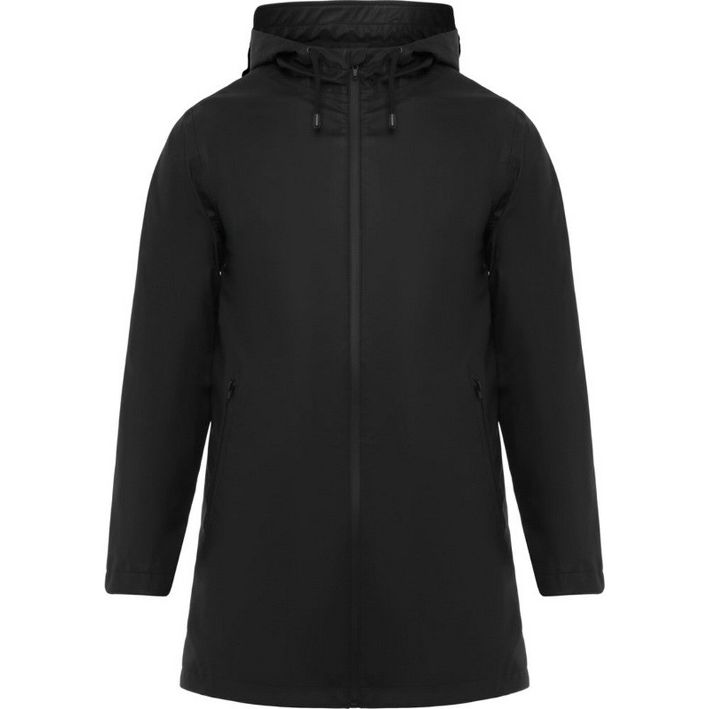 Solid Black - Front - Roly Mens Sitka Waterproof Raincoat