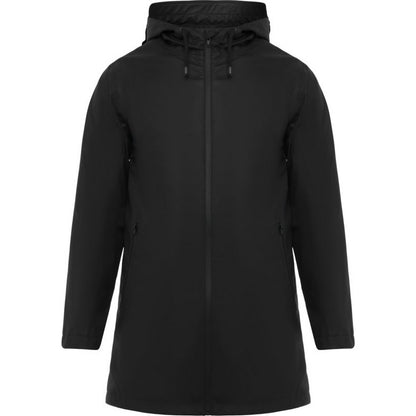 Solid Black - Front - Roly Mens Sitka Waterproof Raincoat
