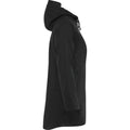Solid Black - Side - Roly Womens-Ladies Sitka Waterproof Raincoat