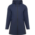 Navy Blue - Front - Roly Womens-Ladies Sitka Waterproof Raincoat