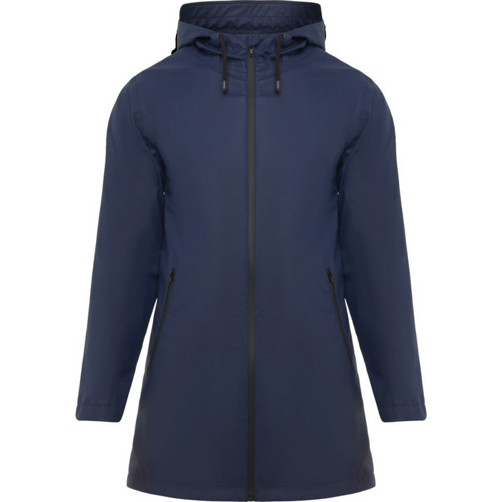 Navy Blue - Front - Roly Womens-Ladies Sitka Waterproof Raincoat