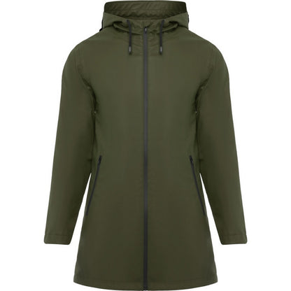 Dark Military Green - Front - Roly Womens-Ladies Sitka Waterproof Raincoat