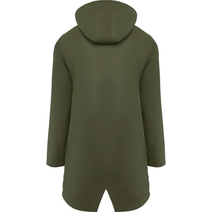 Dark Military Green - Back - Roly Womens-Ladies Sitka Waterproof Raincoat