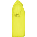 Fluorescent Yellow - Side - Roly Childrens-Kids Monzha Polo Shirt
