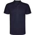 Navy Blue - Front - Roly Childrens-Kids Monzha Polo Shirt