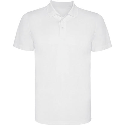 White - Front - Roly Childrens-Kids Monzha Polo Shirt