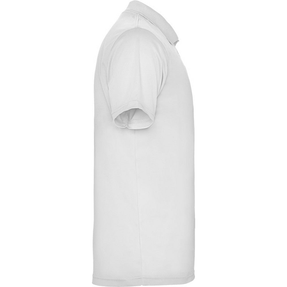 White - Side - Roly Childrens-Kids Monzha Polo Shirt