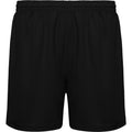 Solid Black - Front - Roly Childrens-Kids Player Sports Shorts