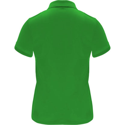 Fern Green - Back - Roly Womens-Ladies Monzha Short-Sleeved Sports Polo Shirt