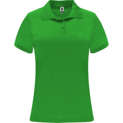 Fern Green - Front - Roly Womens-Ladies Monzha Short-Sleeved Sports Polo Shirt