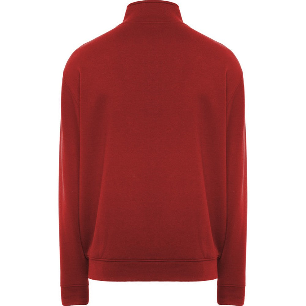 Red - Back - Roly Unisex Adult Ulan Full Zip Sweatshirt