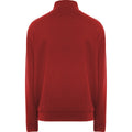 Red - Back - Roly Unisex Adult Ulan Full Zip Sweatshirt