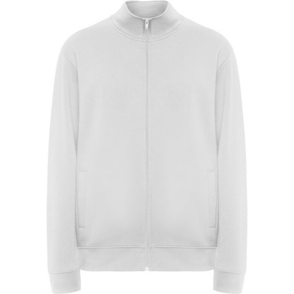 White - Front - Roly Unisex Adult Ulan Full Zip Sweatshirt
