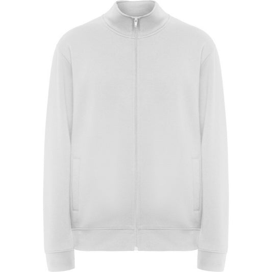 White - Front - Roly Unisex Adult Ulan Full Zip Sweatshirt