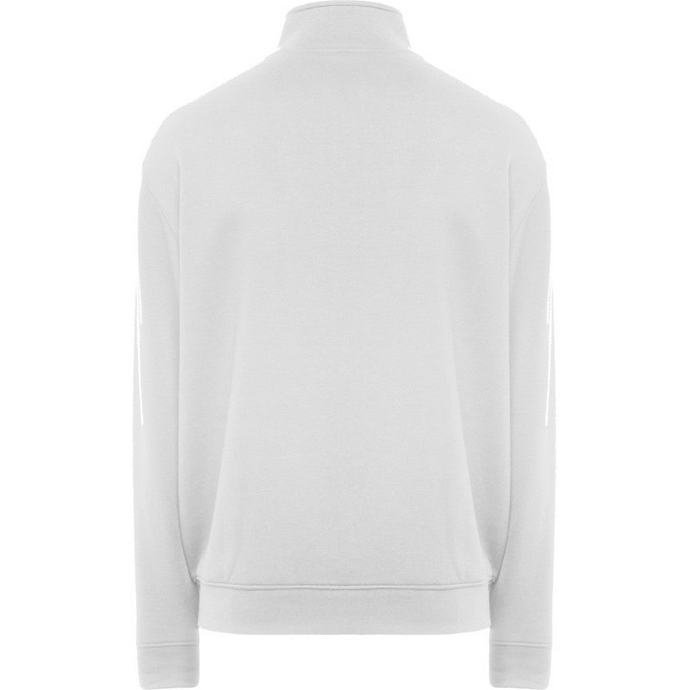 White - Back - Roly Unisex Adult Ulan Full Zip Sweatshirt