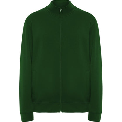 Bottle Green - Front - Roly Unisex Adult Ulan Full Zip Sweatshirt