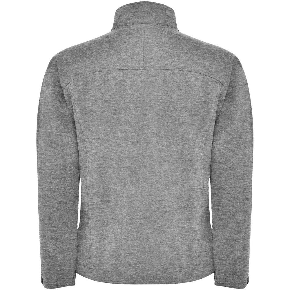 Black Heather - Back - Roly Unisex Adult Rudolph Soft Shell Jacket