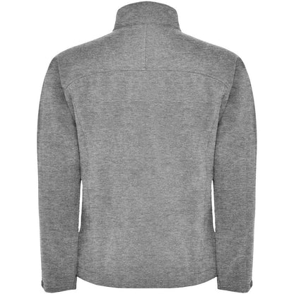 Black Heather - Back - Roly Unisex Adult Rudolph Soft Shell Jacket