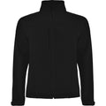 Solid Black - Front - Roly Unisex Adult Rudolph Soft Shell Jacket
