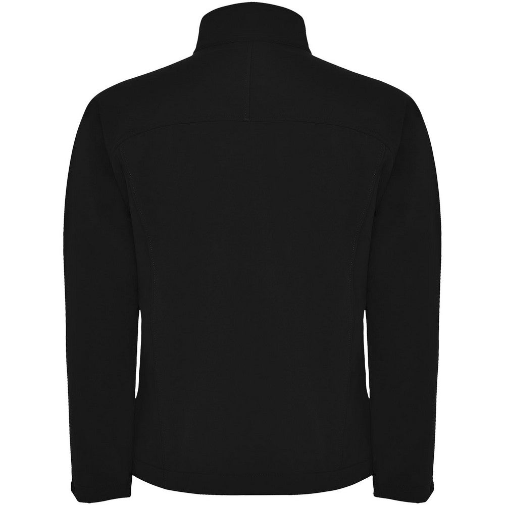 Solid Black - Back - Roly Unisex Adult Rudolph Soft Shell Jacket