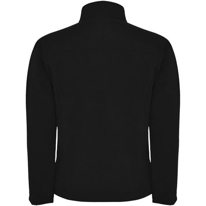 Solid Black - Back - Roly Unisex Adult Rudolph Soft Shell Jacket