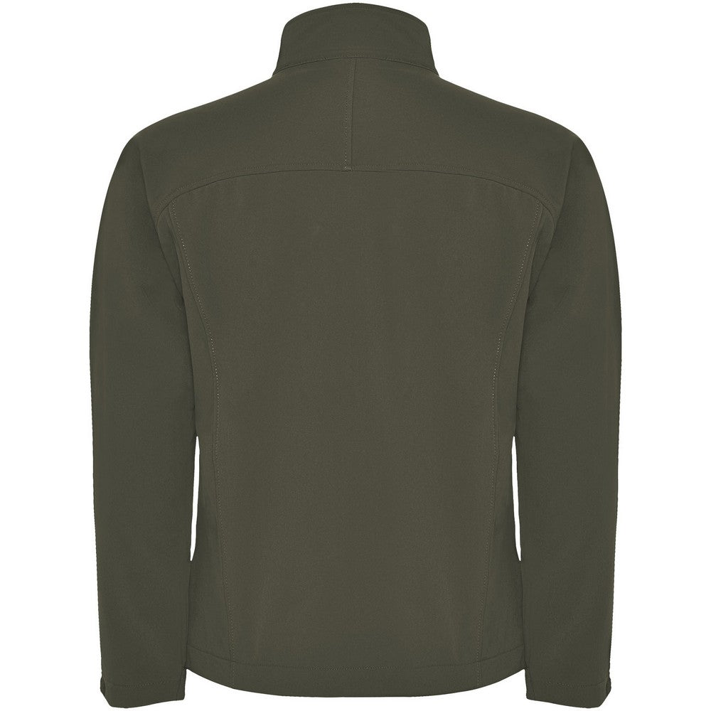 Dark Military Green - Back - Roly Unisex Adult Rudolph Soft Shell Jacket