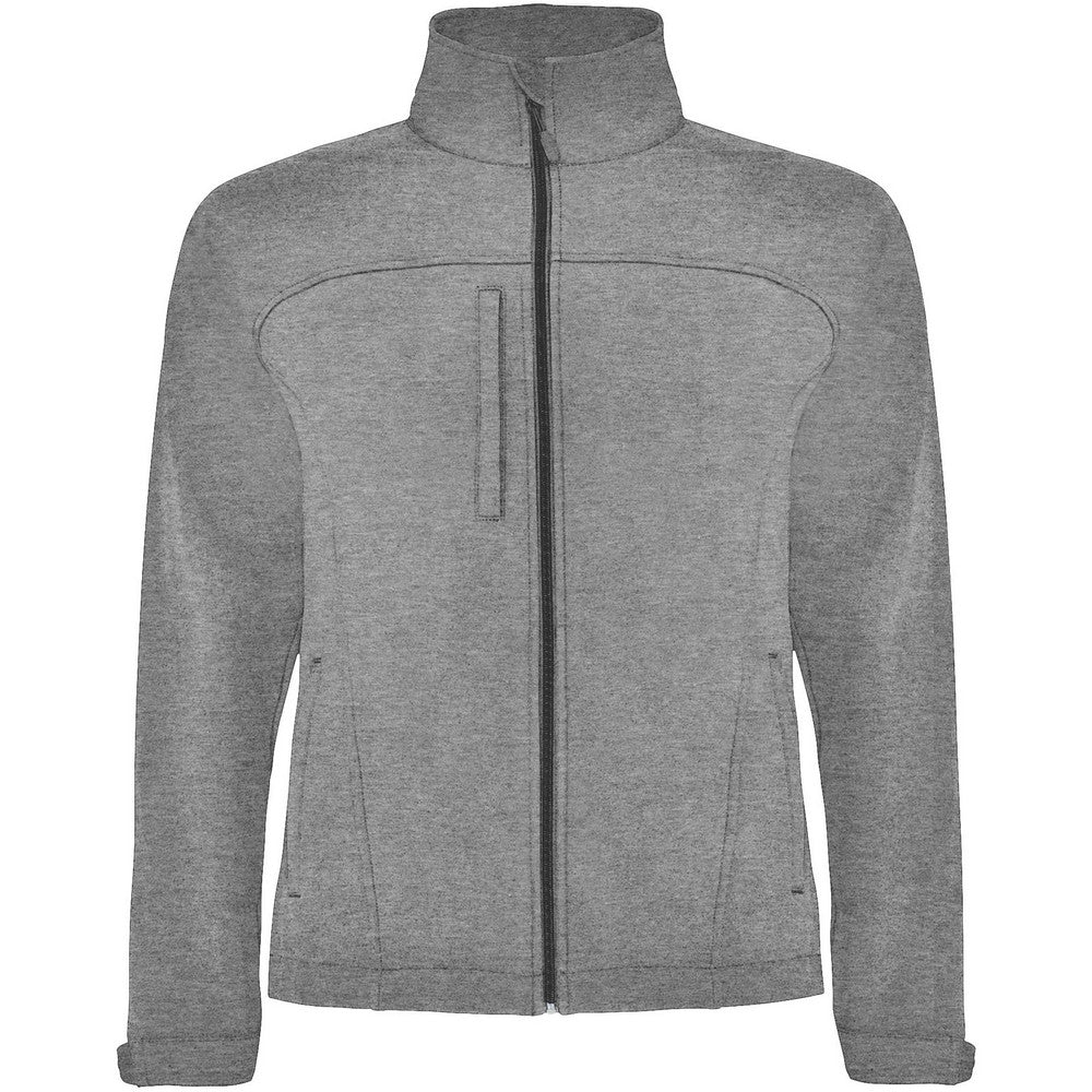 Black Heather - Front - Roly Unisex Adult Rudolph Soft Shell Jacket