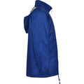 Royal Blue - Side - Roly Unisex Adult Escocia Lightweight Waterproof Jacket
