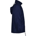 Navy Blue - Side - Roly Unisex Adult Escocia Lightweight Waterproof Jacket