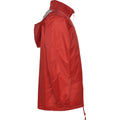 Red - Side - Roly Unisex Adult Escocia Lightweight Waterproof Jacket